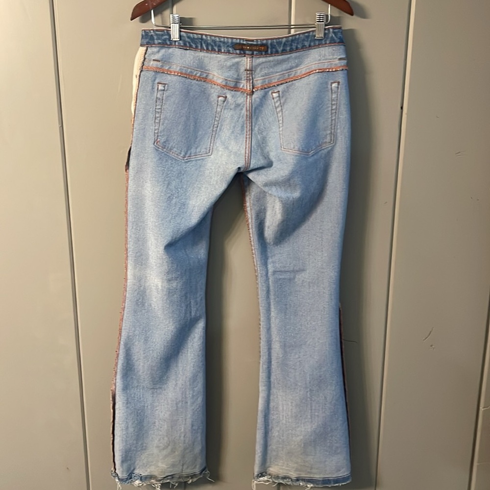 Levi's Women's Jeans Blue Denim Frayed Soft & Comfy - Picture 4 of 7